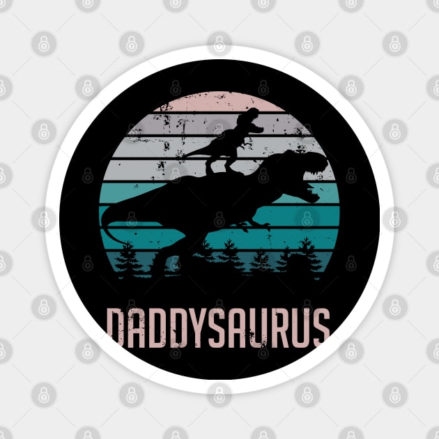 Daddysaurus T-Rex Dinosaur Magnet by ryanjaycruz